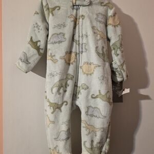 Le Top Green Dinosaur Baby Outfit